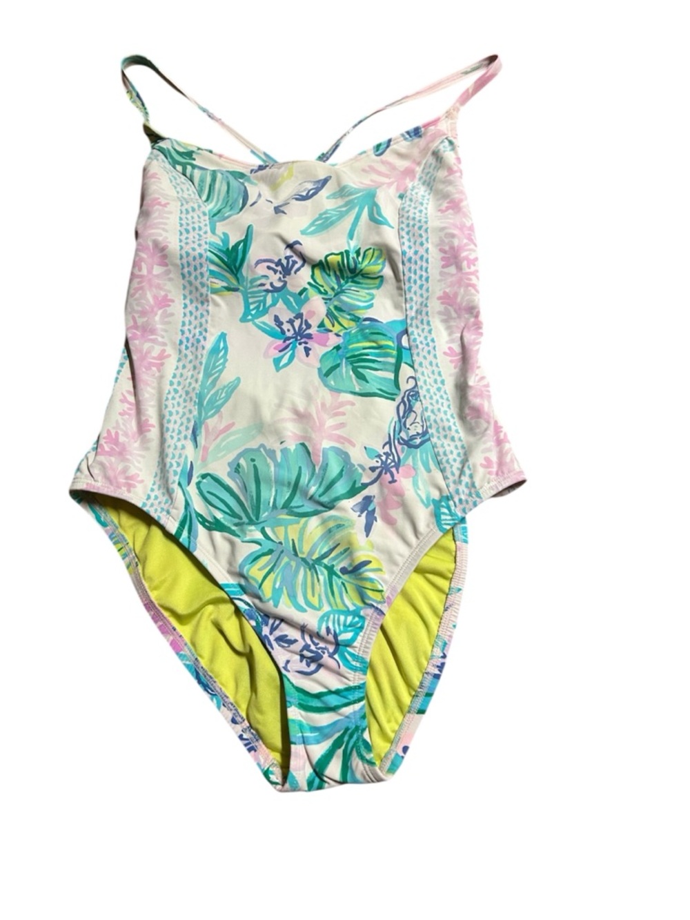 Lilly Pulitzer Women's 248814 Floral Azalea One-Piece Swimsuit Size 4 - Picture 4 of 8